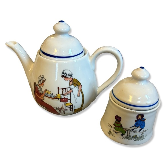 Kate Greenaway Nursery Rhymes Child's Teaset Metropolitan Museum of Art Reutter - Picture 8 of 13